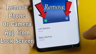 Galaxy S9/S9+ How Remove Camera or Phone App from Lock Screen Shortcut