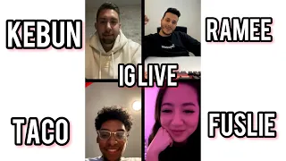 Lord Kebun Fuslie Ramee Taco Instagram live group chat l NoPixel 3.0 GTAV RP