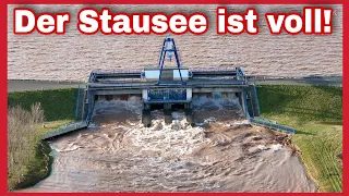 🆘️STAUSEE KELBRA LÄUFT ÜBER🌊Hunderttausende Sandsäcke‼️Damm der Helme droht zu brechen❌️HOCHWASSER🆘️