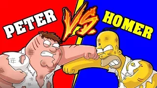 Homer Simpson VS Peter Griffin - Battaglia Rap Epica - Dissing Rap Freestyle