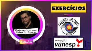 🔴AULÃO 03 | PROBLEMAS COM MMC e MDC | MATEMÁTICA PMSP VUNESP NÍVEL MÉDIO