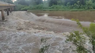 RIO SALGADO IMPRESSIONANTE SEU NÍVEL HOJE 25/04/2024 em AURORA CEARÁ