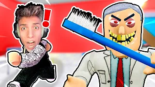 SCAPPIAMO dal DENTISTA PAZZO che CI VUOLE UCCIDERE su BOB THE DENTIST OBBY! Roblox