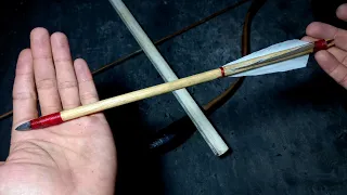 Arrow Making - Making a Short Arrow For MAJRA Technique - Traditional Archery