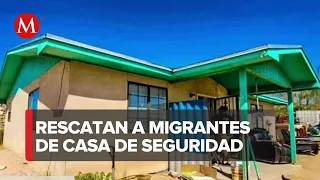 Patrulla fronteriza asegura a migrantes en casa de seguridad en El Paso, Texas