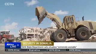 Security in Somalia: Mogadishu concerned after U.S. issues warning of attack