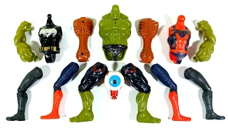 Assemble Marvel's Toys Hulk Smash Vs Spider-Man Vs Siren Head Vs Batman Avengers