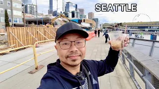 Seattle “Over Look Walk” Update - Connecting Pike Place Market To Waterfront | Walking Tour 2.17.24