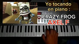 yo tocando en 🎹 / #Crazy #Frog / #Axel_F