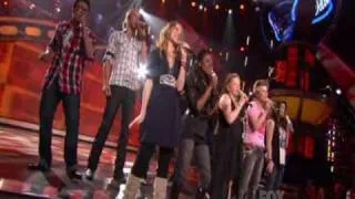 American Idol top 11 - group performance - Before you go go.wmv