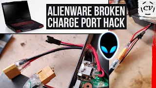 Fixing Broken Laptop Charge Port (Alienware M15x Ghetto Hack)