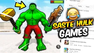 I Played the Worst HULK Games Ever | Funniest Games | Benzaro Gaming