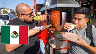 TIJUANA Street Food Tour INSANE Breakfast Tacos In Mexico 🇲🇽! (Pt.1)