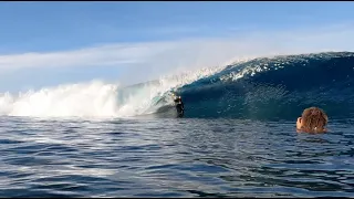 Perfect Small & Glassy Waves At Teahupoo With The Boyz!! #bodyboarding #surf