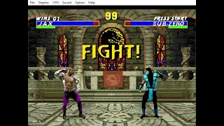 JAX vs SUB-ZERO [Brutality] | Ultimate Mortal Kombat 3