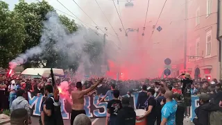 Salzbourg-OM supporters