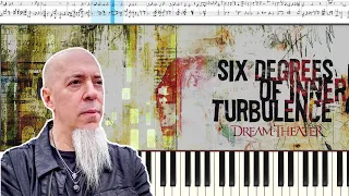 Dream Theater's "The Glass Prison" Keyboard Riffs [Arpergio Tutorial] With Synthesia