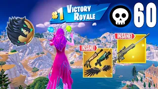 60 Elimination Solo Vs Squads "Zero Build" Gameplay Wins (NEW Fortnite Chapter 5 Season 2)