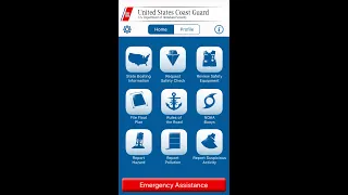 Coast Guard App tutorial for BOATING and FISHING!