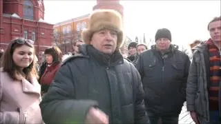 Народный сход в поддержку А Навального на Манежной площади 01/03/14