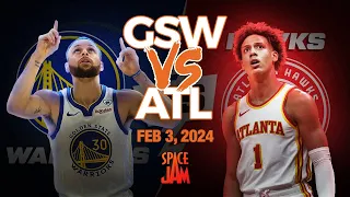 Golden State Warriors vs Atlanta Hawks Full Game FEB 3, 2024 Highlights | NBA Season