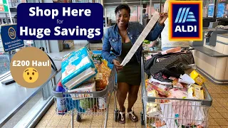 Cheapest Supermarket in the UK | Huge ALDI Haul With Prices