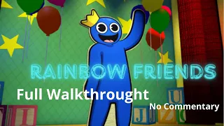 Rainbow Friends (Roblox) Full Walkthrought/ Chapter 1- No Commentary