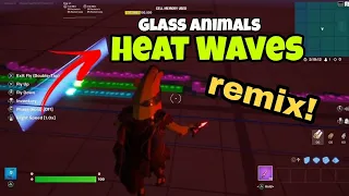 Fortnite Creative Music Blocks | Heat Waves Remix - Glass Animals