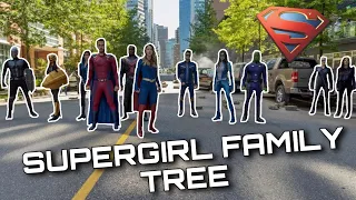 The SUPERGIRL Family Tree