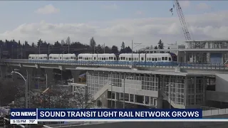Sound Transit opening 3 new Link Light Rail stations on Oct. 2 | Q13 FOX Seattle