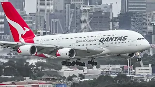25 MINUTES of CLOSE UP TAKEOFFS and LANDINGS | Sydney Airport Plane Spotting [SYD/YSSY]