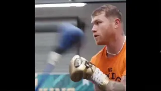 Canelo working on his speed, timing, and power shots for Dmitry Bivol