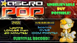 AstroPop Deluxe - Outstanding Record of 24:59 and 149 Million Points in Survival! (Sprocket)