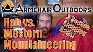 Western Mountaineering Apache MF vs. Rab Neutrino Endurance 600 Sleeping Bag Review