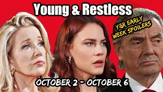 Young and The Restless Early Week Spoilers October 2 to October 6, 2023 #yr