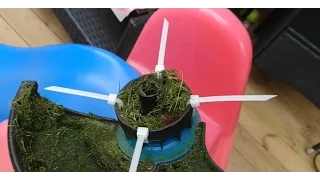 DIY Zip ties on a Weedwacker - ENGLISH SUBTITLES