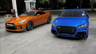 2018 Nissan GT-R Bolt Ons E85 vs 2018 Audi TT RS Bolt Ons OTS E85