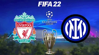 FIFA 22 | Liverpool vs Inter Milan - Champions League 2021/22 - Full Match & Gameplay