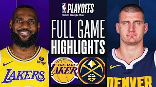 Los Angeles Lakers vs. Denver Nuggets FULL GAME 2 Highlights |  April 22, 2024 - NBA Playoffs