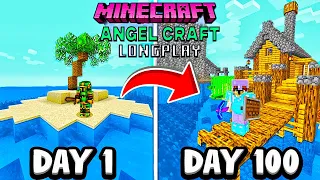 I Survived 100 DAYS in Minecraft  - ANGEL CRAFT in HARDCORE (No Commentary) Minecraft! Day 11