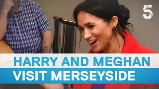 Meghan Markle and Prince Harry visit Birkenhead, Merseyside | 5 News