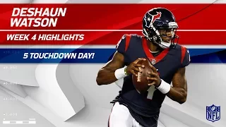 Deshaun Watson's Unreal 5 TD Day Against Tennessee | Titans vs. Texans | Wk 4 Player Highlights