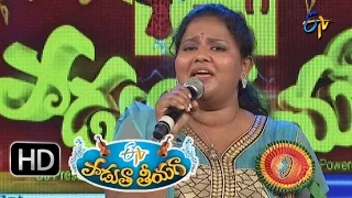 Nee Prarthananu Mannichi Padyam - Priya Performance in ETV Padutha Theeyaga 11th January 2016