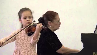 Концерт Ф.Зейца, соль мажор, ч 1; исп. Медведко Виолетта, 6 лет