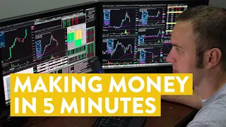 [LIVE] Day Trading | How Much Money Can You Make in 5 Minutes Online?