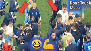 Again 😂, De Paul Protecting Messi From Van Gaal after Argentina vs Netherlands in World Cup