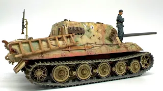 1/35 Takom JAGD TIGER 【Model painting section】#scalemodel #tankmodel