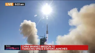 China Sends 3 Men Into Space