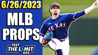 BEST MLB PLAYER PROP PICKS | Monday 6/26/2023 | TOP 5 PRIZEPICKS MLB PROPS TODAY