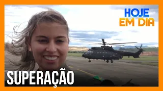 Mulher realiza o sonho de ser mecânica de aeronaves da Polícia Militar de SP